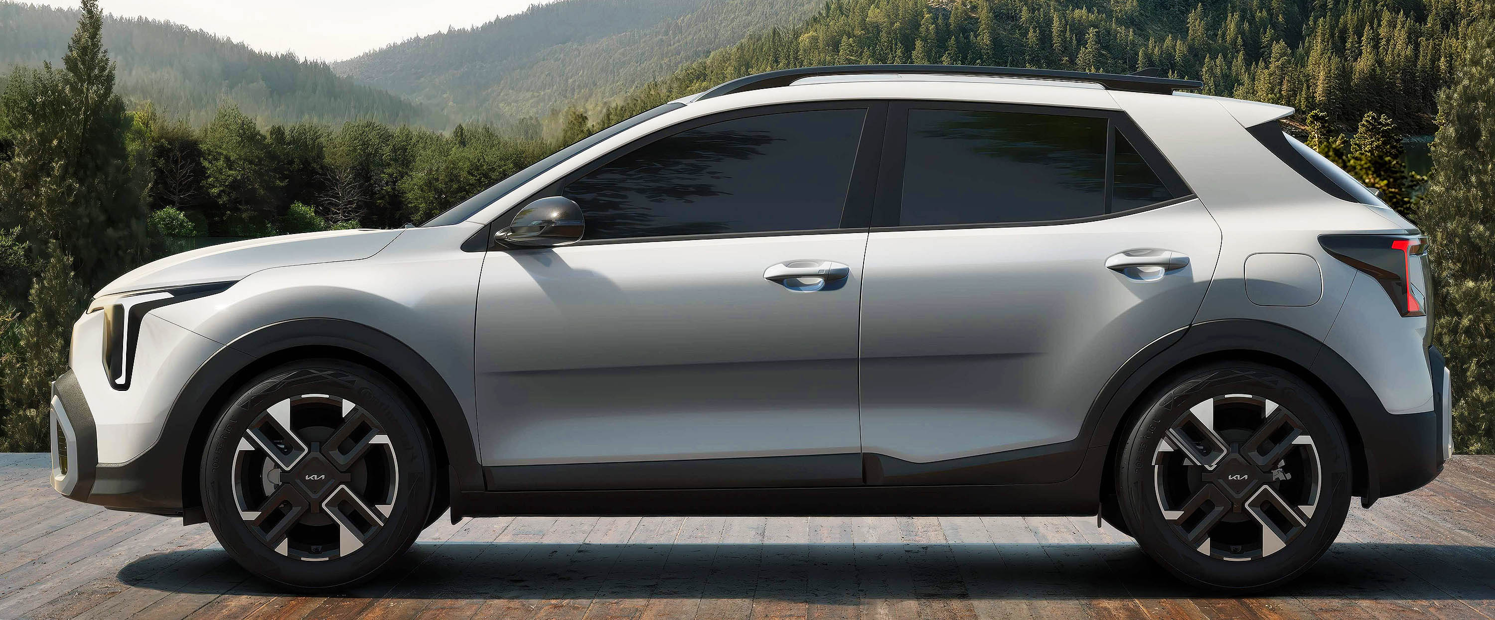 Kia Stonic 2026 Exterior Side Profile Design